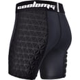 thumbnail image 2 of COOLOMG Women Padded Softball Sliding Shorts Compression Baseball Slider Short, 2 of 5