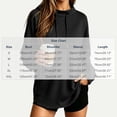 thumbnail image 3 of Women's Oversized Drawstring Hoodies Mock Neck Long Sleeve Curved Hem Pullover Soft Lightweight Tunic Sweatshirt Fall Fashion Tops Light Blue, 3 of 9