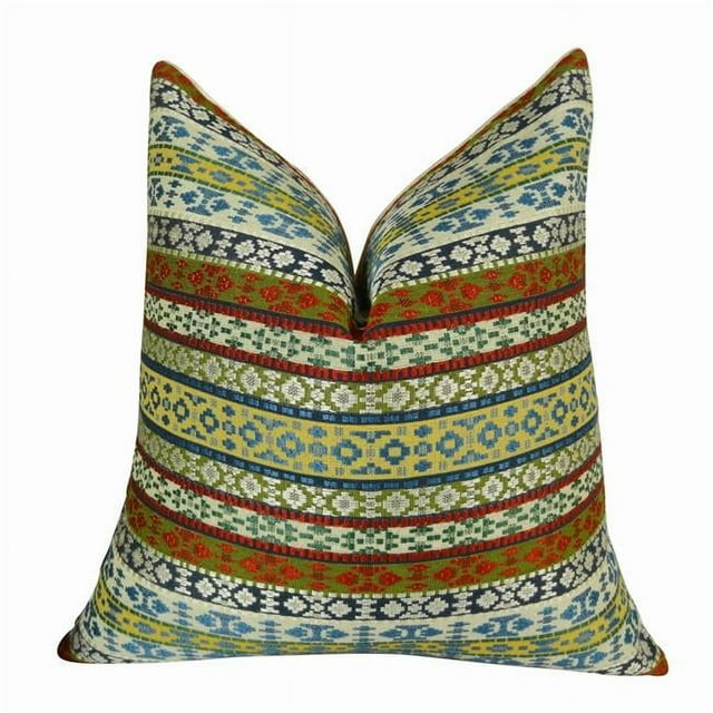 Plutus Coussin Fait Main à Rayures Amusantes, (Double Face 20 Pouces x 26 Pouces Standard)