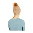 thumbnail image 5 of UGG Women's Knit Cable Beanie Faux Fur Pom in Camel, O/S US, 5 of 5
