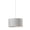 White, variant on Burlap Fabric Light Brown Electric Drum Pendant Lamp