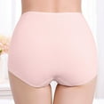 thumbnail image 5 of Daznico Womens Underwear - Women High Waist Postpartum Panties Full Coverage Soft Comfort Briefs - Panties for Women,Color:Rose Gold,Size:L, 5 of 6