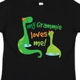 thumbnail image 4 of Inktastic My Grammie Loves Me Grandson Dinosaur Boys Toddler T-Shirt, 4 of 5