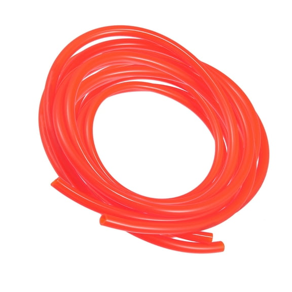 Unique Bargains 2pcs Fuel Vent Line Hose 0.2"x118" 5mm x 300cm Gas Line Petrol Hose Tube Universal for ATV Orange