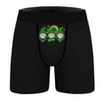 thumbnail image 4 of St. Patrick's Day Print Boxer Briefs for Men, Breathable Close Fitting Underwear, Polyester, 1 Pc, 4 of 6