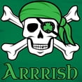 thumbnail image 3 of CafePress - Irish Pirate Women's Dark T Shirt - Women's Traditional Fit Dark T-Shirt, 3 of 4