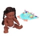 thumbnail image 5 of Muñeca Exquisita Niña Negra Africana Muñeca Realista Niños Linda Muñeca Niño Juego De Rol Juguete Regalo 30cmQ1209 Falda Azul Naranja, 5 of 7