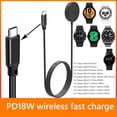 thumbnail image 2 of Mire el cargador inalámbrico tipo C Cable de carga rápida para Samsung Galaxy Watch4 Tmvgtek Componentes de la computadora, 2 of 6