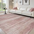 thumbnail image 2 of Washable Rugs for Living Roomx Area Rugs Non Slip Modern Abstract Rug Ultra Soft Low Pile Rugs for Bedroom Dining Nursery Playroom Pink, 2 of 6