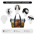 thumbnail image 3 of Travel Duffle Bag Cloud Sky Sunflower Cow Travel Tote Bags Carry on Luggage Waterproof Weekender Bags with Top Handle Adjustable Shoulde Strap for Travel Gym, 3 of 5