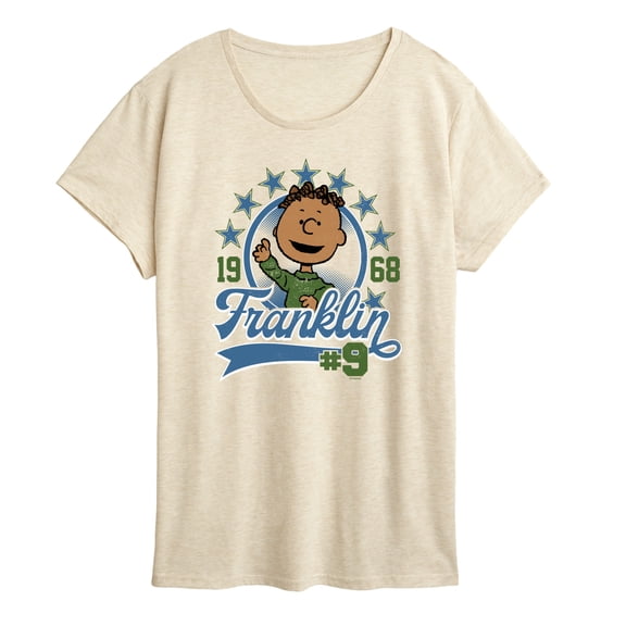 Peanuts - Franklin Baseball - Women's Short Sleeve Graphic T-Shirt