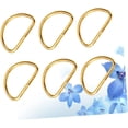 thumbnail image 3 of YISITIAN 20pcs D Ring Buckle Bags Ring Semi-circular d Ring D Buckle CJ919-58726, 3 of 9