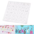 thumbnail image 1 of Bet Letter Number Cake Keychain Mould Fondant Silic Diy Mold, 1 of 5