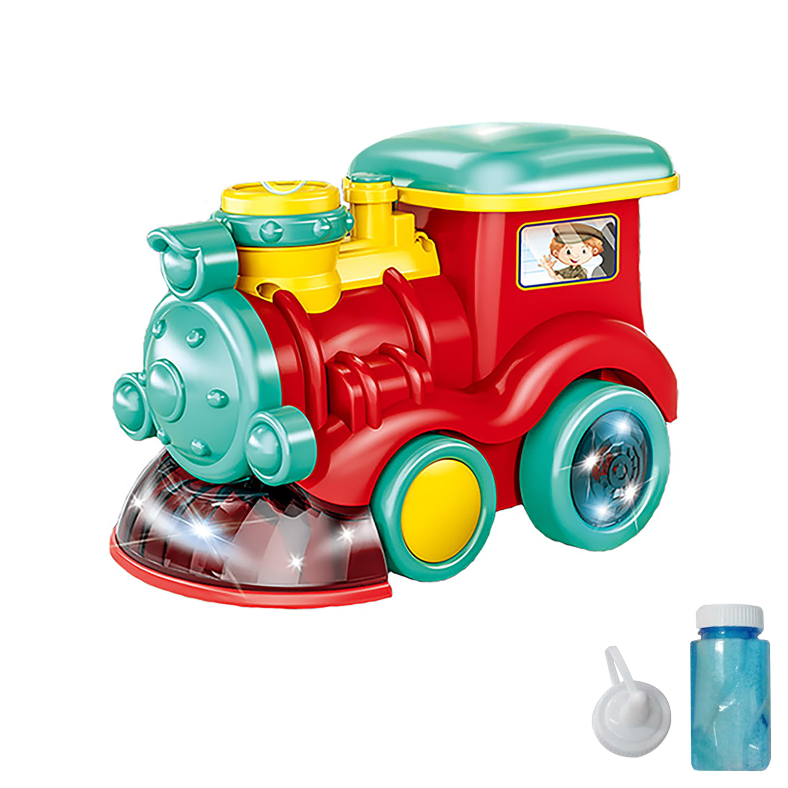 Details about   TIN TOY RED Train  locomotive truck 