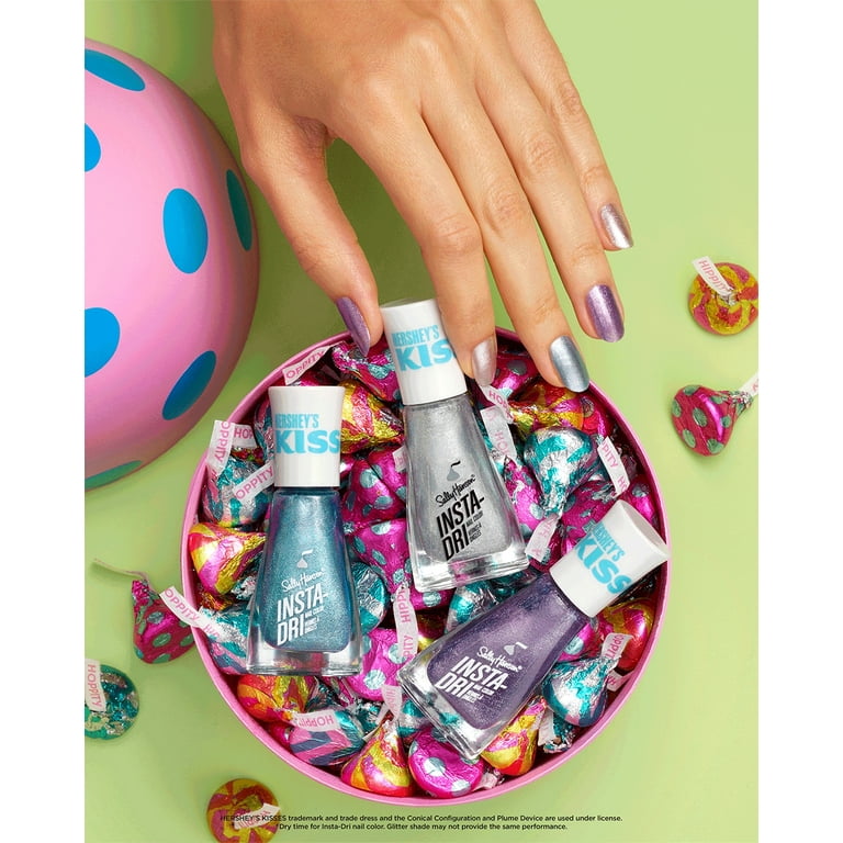 Sally Hansen Insta-Dri x Hershey's Kisses Nail Polish, More KISSES
