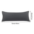 thumbnail image 5 of PiccoCasa Body Pillowcase Brushed Microfiber Body Pillow Cover, Grey Jumbo, 5 of 7