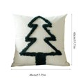thumbnail image 3 of Christmas Velvet Embroidery Christmas Tree Bolster Living Room Sofa Cushion Bed Pillow Christmas Decoration, 3 of 6