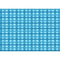thumbnail image 1 of Ahgly Company Machine Washable Indoor Rectangle Transitional Bright Turquoise Blue Area Rugs, 4' x 6', 1 of 7