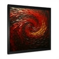 thumbnail image 4 of Designart "Spiraling Red Whimsical Whirl" Abstract Spirals Picture Framed Canvas Prints, 4 of 5
