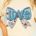 thumbnail image 2 of Embroidered Love Bow PNG | Stitched Valentine Clipart | Heart Ribbon Sublimation Design for Crafts & Shirts, 2 of 5