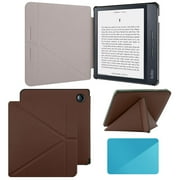 Case Compatible with 7 Inch Kobo Libra H2O Ereader(Model: N873, 2019 Release), Includes a Screen Protector - 7" Premium PU Leather Cover with Auto Sleep/Wake, Only Ereader Case