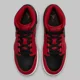thumbnail image 5 of Ni - ke Air Jordan 1 Mid GS Size 6.5 Reverse Bred Black Red Sneakers 554725 660, 5 of 5