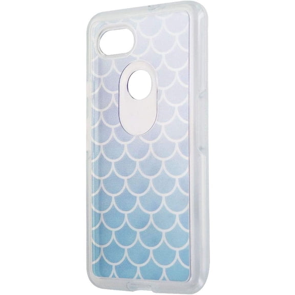 OtterBox Symmetry Series Hybrid Case for Google Pixel 2 XL - Clear / Blue Scales