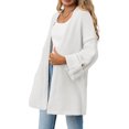 thumbnail image 3 of Open Front Women Long Sleeved Oversized Knit Slouchy Casual Loose Cardigan Coat, 3 of 5
