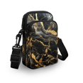 thumbnail image 3 of HELLHERO Marble Mother's Day Double Deck Women Messenger Bag Vintage for Outdoor Travel Daily Use, 3 of 7