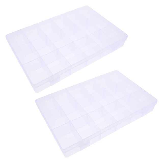 2pcs Jewelry Box Organizador Divider Recipiente Container Caso de almacenamiento de engranaje de pesca desmontable HOMEMAXS 14125582-MX