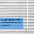 thumbnail image 3 of 8pcs Plastic Blind Wands Vertical Blinds Replacement Rods 17 Inches Blind Rods with Hook, 3 of 8