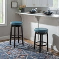thumbnail image 4 of Alma Teal Counter Stool, 4 of 8