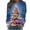 Red, variant on Wancir Christmas Sweatshirt Merry Bright Christmas T-Shirt Long Sleeve Lightweight Holiday Pullover Tops