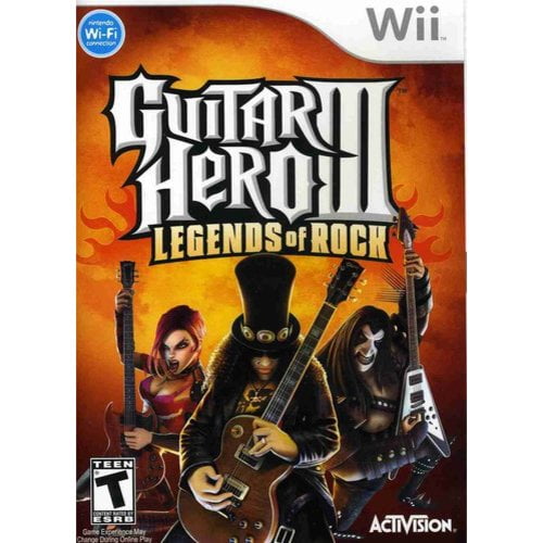 Guitar Hero Iii Legends Of Rock Nintendo Wii Game Only Walmart Com Walmart Com