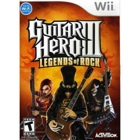 Guitar Hero III: Legends of Rock - Nintendo Wii (Game