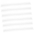 thumbnail image 4 of Loose Leaf Rings, 10PCS Plastic Binding Spine  For Home Or School Use White, 4 of 8