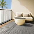 thumbnail image 7 of Home Dynamix Tripoli Lydia Modern Diamond Indoor/Outdoor Area Rug, Charcoal/Cream, 6'6"x9'6", 7 of 7