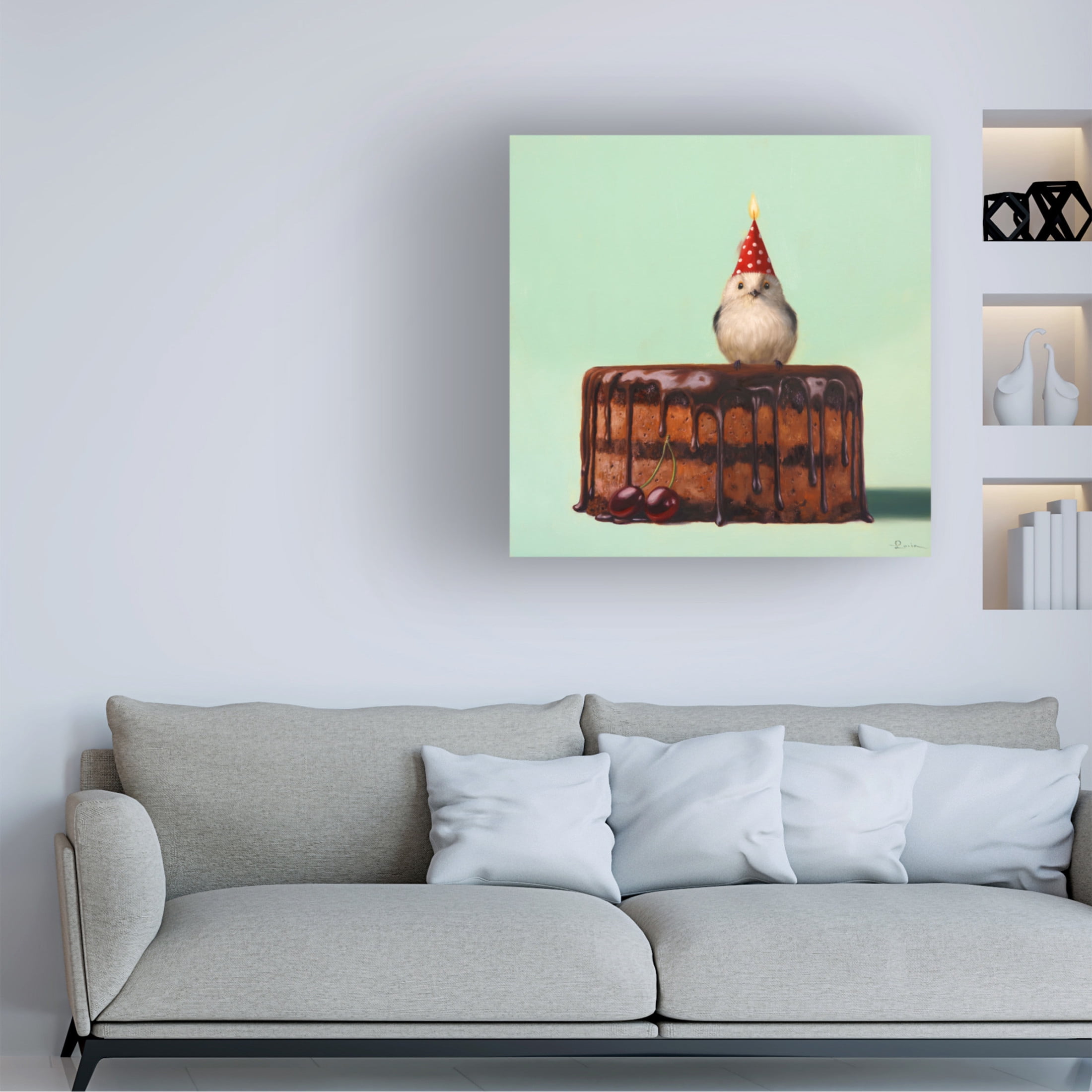 Canvas Wall Art - Lucia Heffernan 'Make A Wish' Wall Art for Living Room, Bedroom, or Office Décor by Trademark Fine Art - 24 x 24 Inches