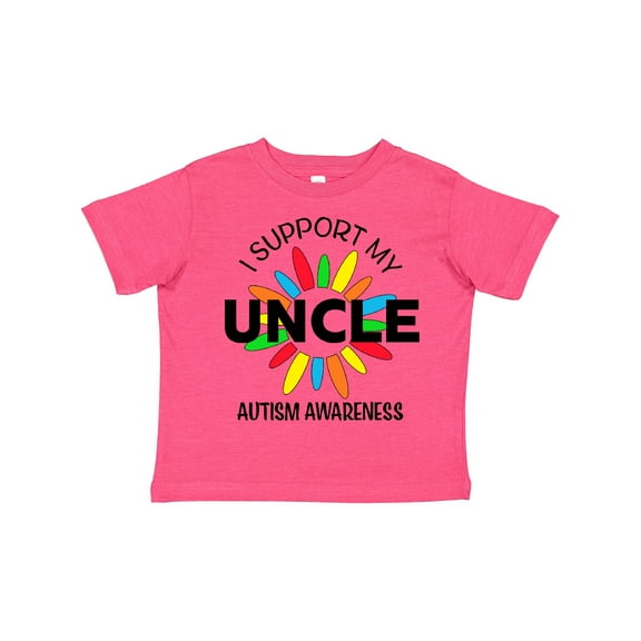 Inktastic I Support My Uncle Autism Awareness Boys or Girls Toddler T-Shirt