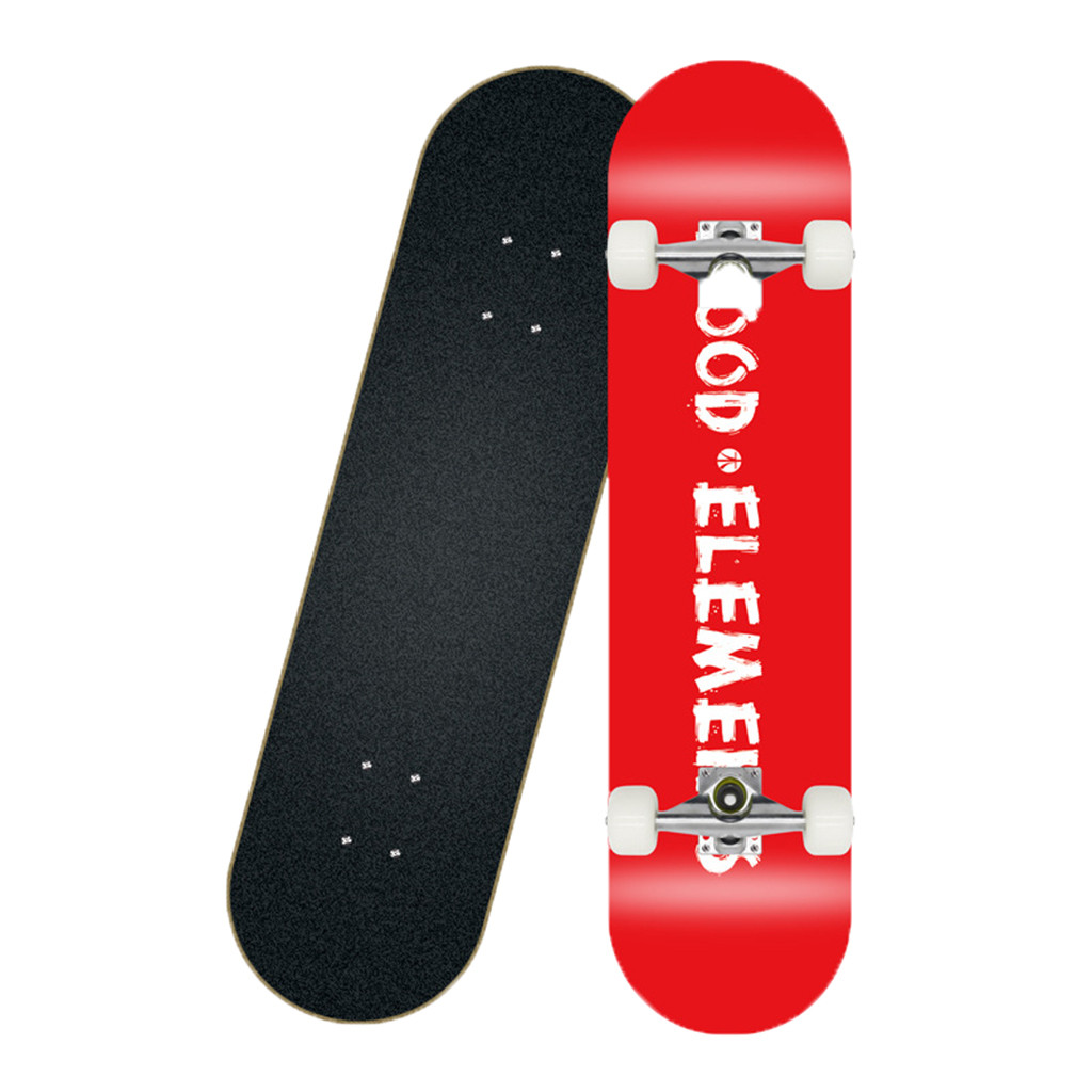 Standard Complete Double Kick Skateboard 31x8 Inch for Adult Beginner
