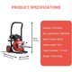 thumbnail image 2 of A 75ft half-pulgada cable drain cleaning machine con 450w auto-feed. it's a portable electric sewer snake o drain auger equipped con 6 cutters y an air-activated foot switch suitable para 2..., 2 of 7