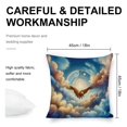 thumbnail image 2 of smile hands sky clouds Linen toss pillowcase decoration pillowcase gifting preferred 18x18 inch cushion cover 2 sets sofa pillowcase sofa bedroom living room car, 2 of 8