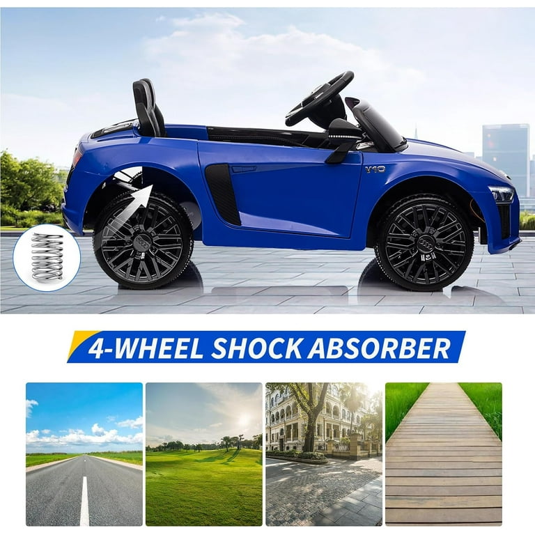 「新品」アウディR8 スパイダー スタイル 12V電動キッズカー 新品」アウディR8 スパイダー スタイル 12V電動キッズカー