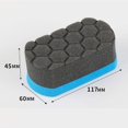 thumbnail image 3 of 4 Pieces Easy Grip Soft Hex Logic Applicator Pad Tire Dressing Applicator Tire Shine Applicator Car Detailing Foam Sponge Tool Dressing Pad Tire Clean, 3 of 5