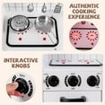 thumbnail image 3 of OLAKIDS Play Kitchen for Kids, Wooden Kids Play Kitchen Playset with Realistic Light & Sounds, Pots Pan Microwave Sink, Children Pretend Cooking Toy Set Gift for Toddler Boys Girls Ages 3+, 3 of 9