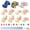 Color 1, variant on 8Pcs DIY Wood Car with 12 Color Acrylic Paint Unfinished Wooden Car Toy for Easy Woodworking Arts and Crafts Kit Party Present for Boy and Girl