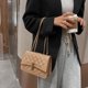 thumbnail image 4 of Sywqhk Bolso De Hombro Cruzado Femenino Con Patrón De Celosía Bolso Informal De Pu (Camello) Sywqhk Para estrenar, 4 of 9