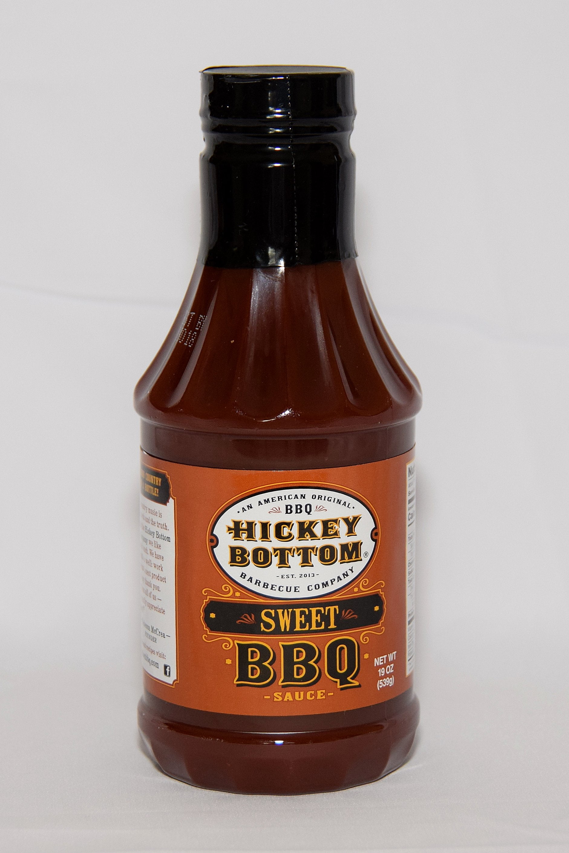 (2 Pack) Hickey Bottom Sweet Bbq Sauce, 20 Oz