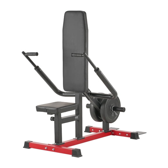 Seated Chest & Triceps Press Machine, 450LBS Capacity, with Adjustable Seat & Backrest