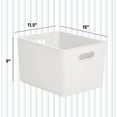 thumbnail image 3 of Superior 22 L Ribbed Storage Bin White, 3 of 6